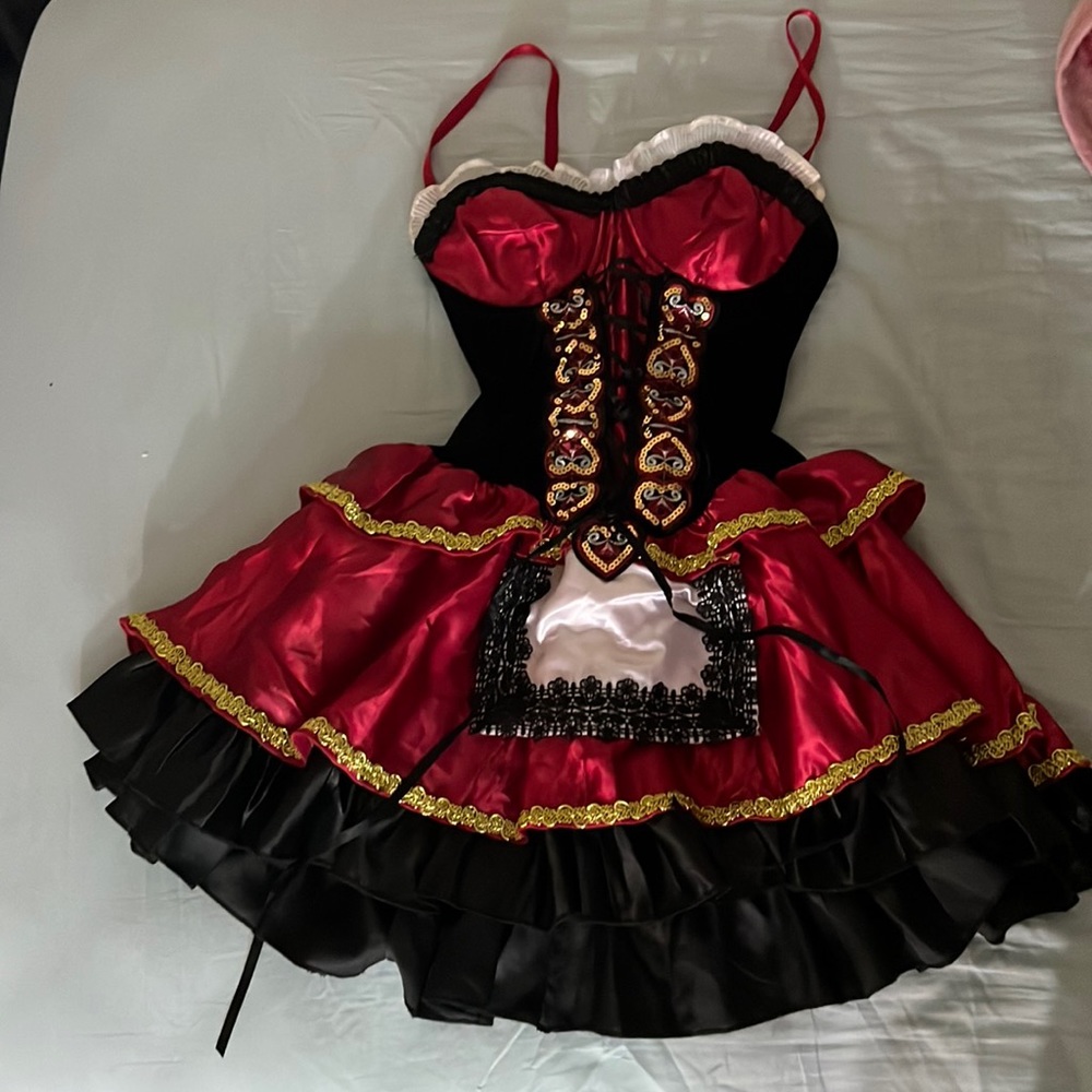 Adult little red riding costume